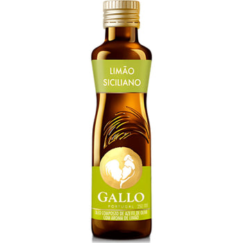 Azeite Gallo Extra Virgem Limao Siciliano Vidro 250 ml