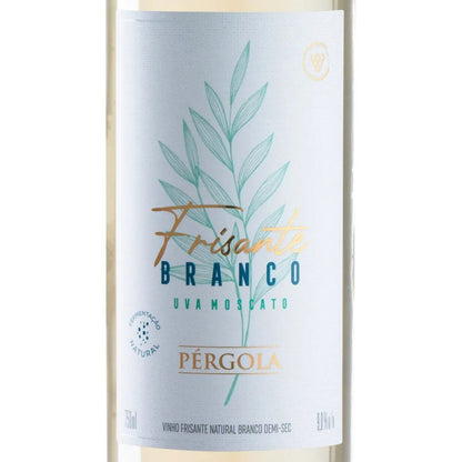Vinho Frisante Pergola Branco Demi-Sec Garrafa 750ml