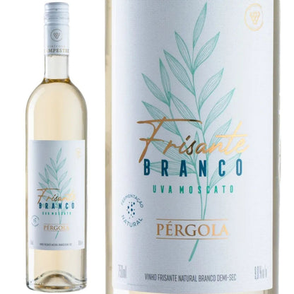 Vinho Frisante Pergola Branco Demi-Sec Garrafa 750ml