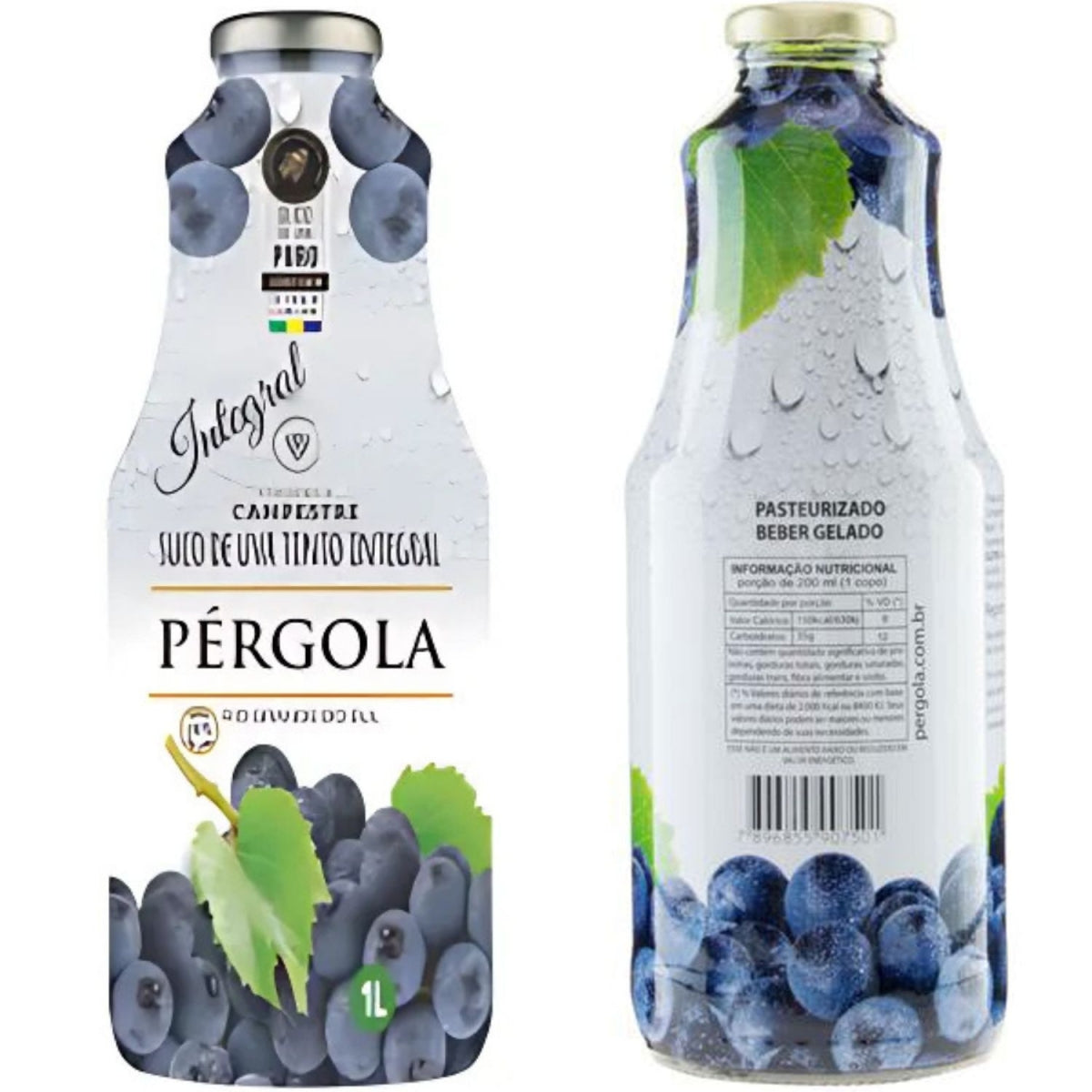 Suco De Uva Tinto Integral Pergola Garrafa 1l