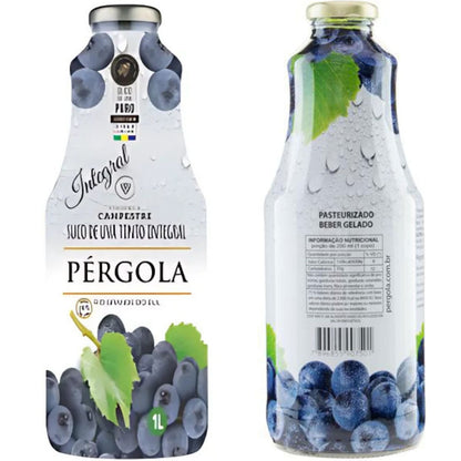 Suco De Uva Tinto Integral Pergola Garrafa 1l