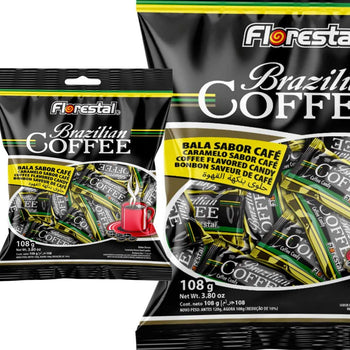 Bala Brazilian Coffee Florestal 108G Com 30 Unidades