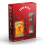 Licor De Canela Fireball 750ml Kit Com 2 Copos Shot