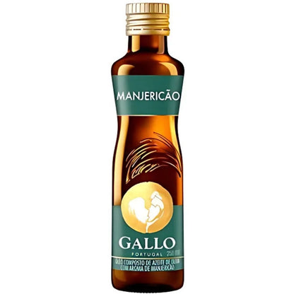 Azeite Gallo Aromatico Manjericao Vidro 250ML
