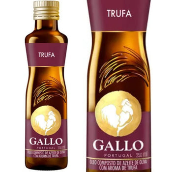 Kit Azeite Gallo Trufa Limao Siciliano e Manjericao 250ml
