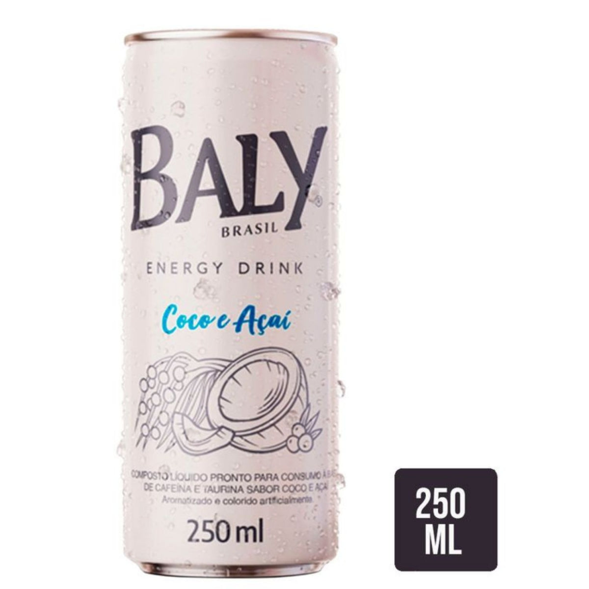 Energetico Baly Coco e Acai Lata 250ml