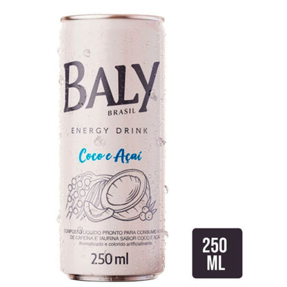 Energetico Baly Coco e Acai Lata 250ml