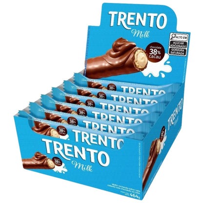 Chocolate Trento Wafer Milk 29g Display com 16 Unidades