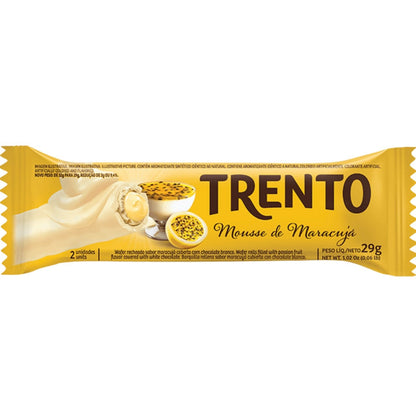 Chocolate Trento Mousse de Maracuja 29g Caixa Com 16Unidades