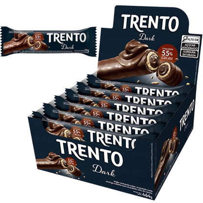 Chocolate Trento Dark 55% Cacau 29g Display Com 16 Unidades