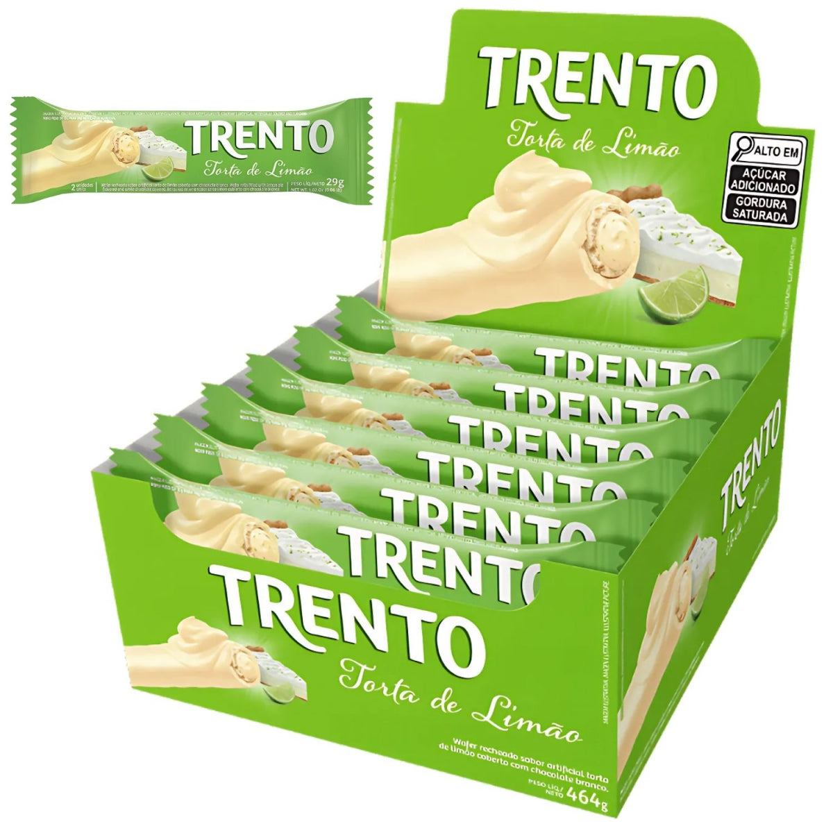 Chocolate Trento Torta de Limao 29g Display Com 16 Unidades