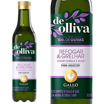 Oleo De Olliva Composto Gallo Cebola e Alho Pet 500ml