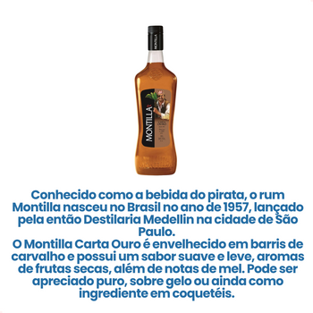 Rum Montilla Ouro 1l