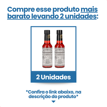 Bitters Peychauds Aromatic Cocktail com 148ml para Coquetéis