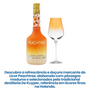 Kit Licor Fino de Pêssego Peachtree Garrafa 700ml Com Taça