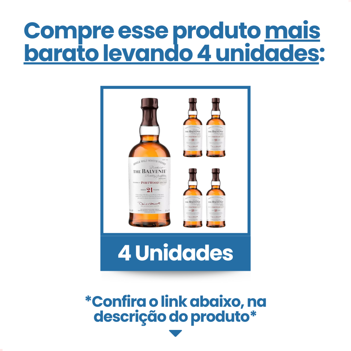 Whisky The Balvenie 21 Anos PortWood 700ml Single Malte Full