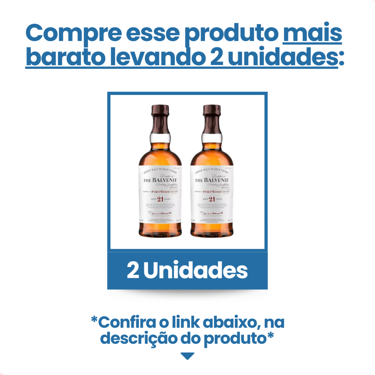 Whisky The Balvenie 21 Anos PortWood 700ml Single Malte Full