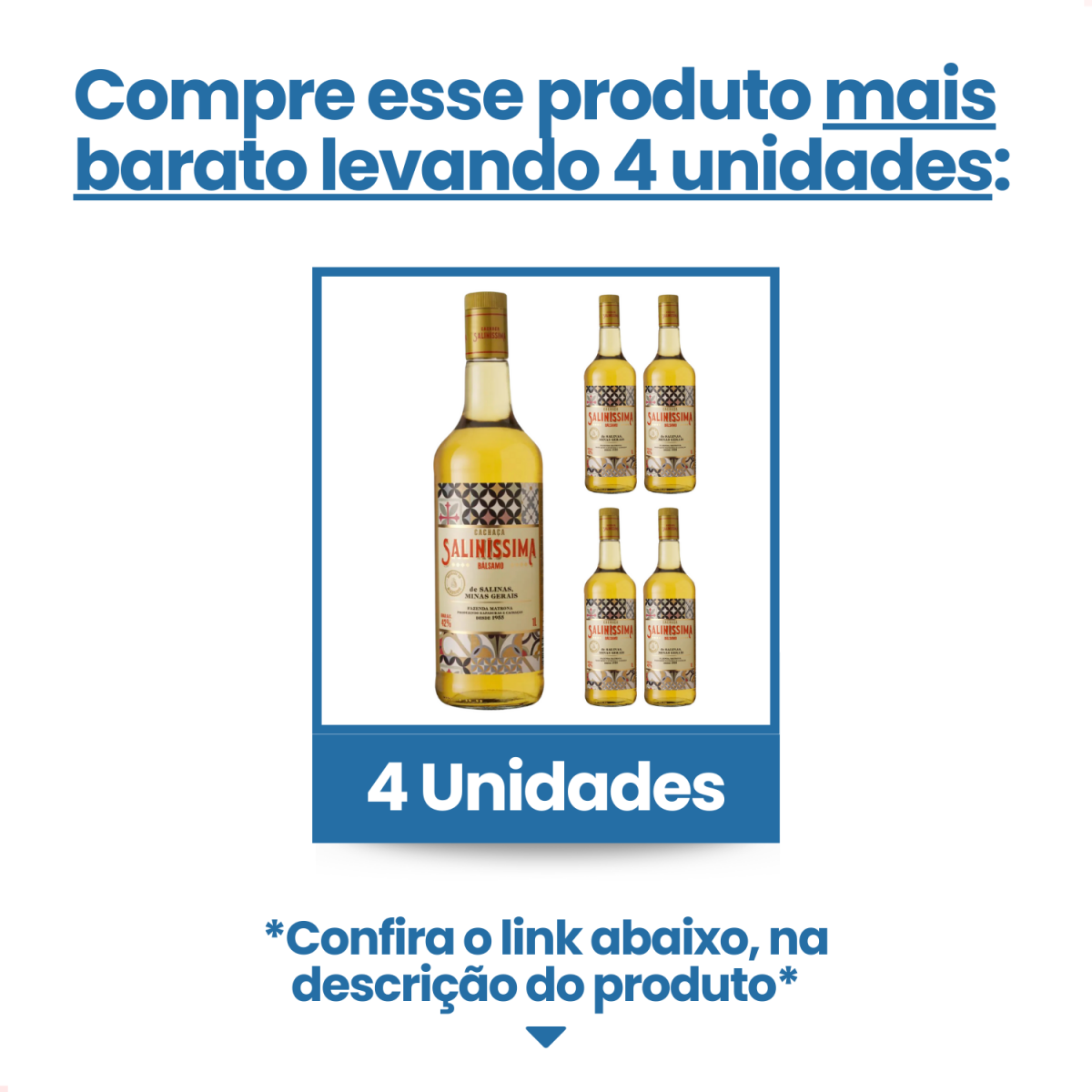 Cachaca Salinissima 1 Litro com Envio Imediato