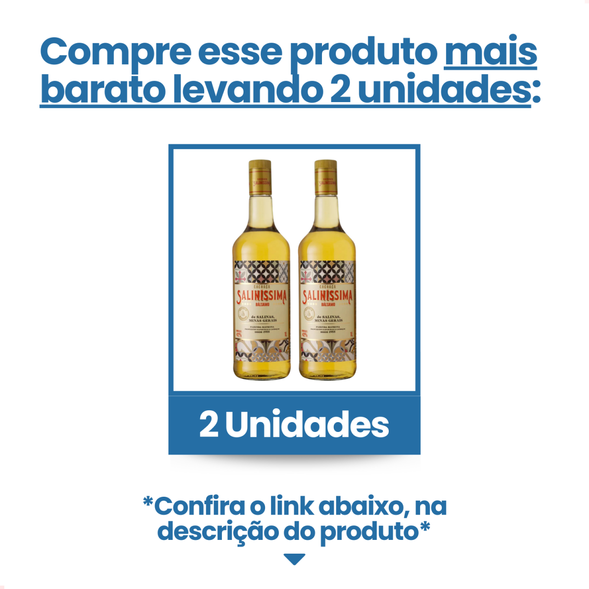 Cachaca Salinissima 1 Litro com Envio Imediato