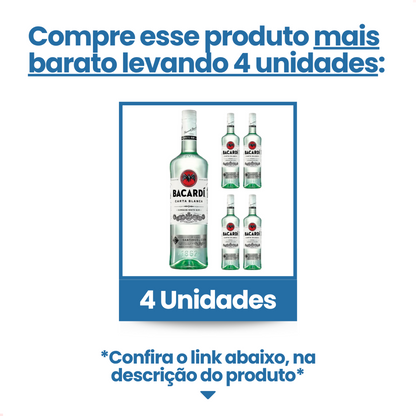 Rum Bacardi Superior Carta Blanca 700ml Envio Imediato