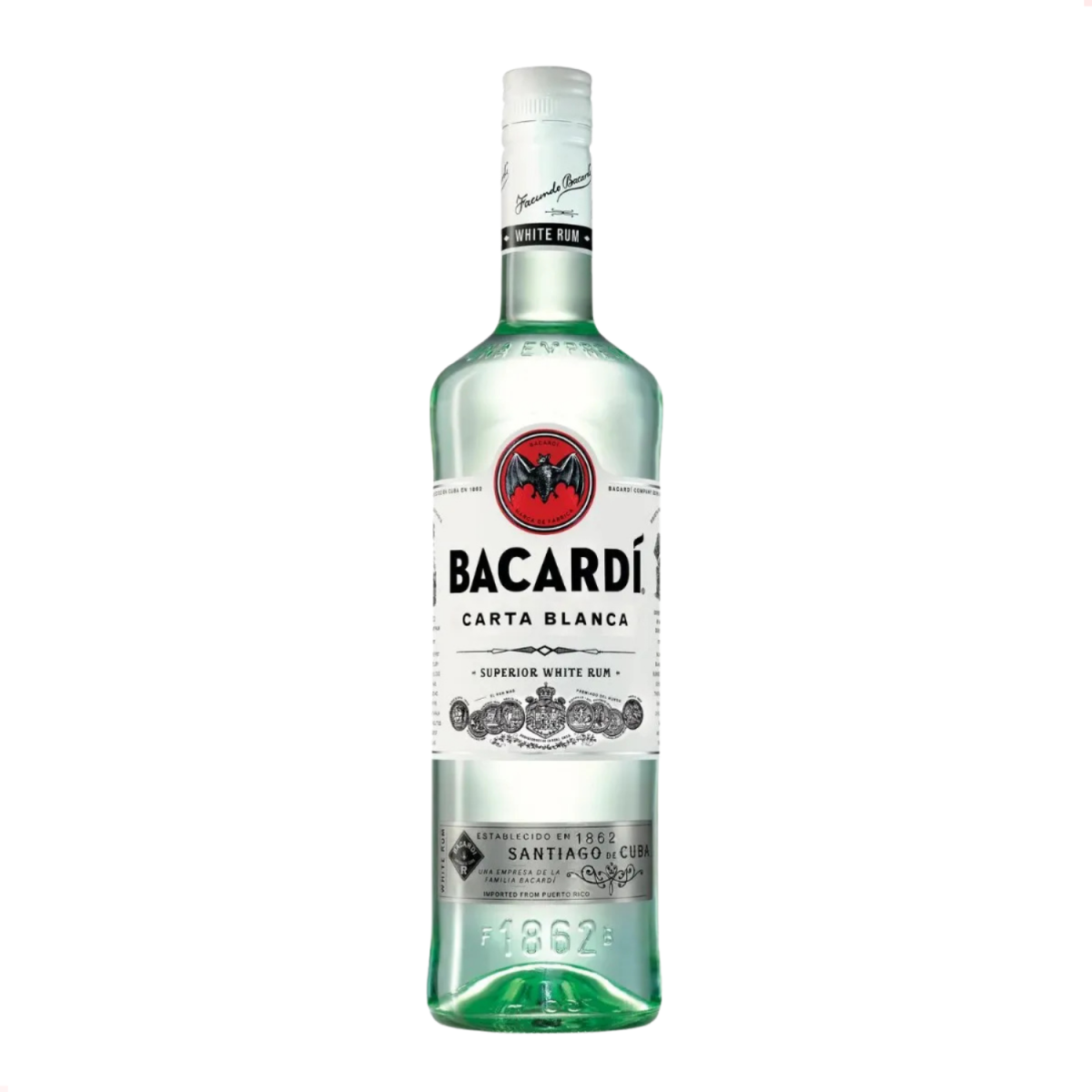 Rum Bacardi Superior Carta Blanca 700ml Envio Imediato