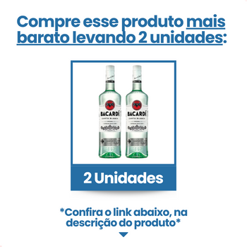 Rum Bacardi Superior Carta Blanca 700ml Envio Imediato