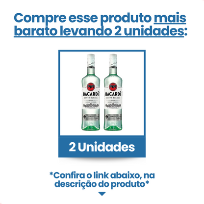 Rum Bacardi Superior Carta Blanca 700ml Envio Imediato