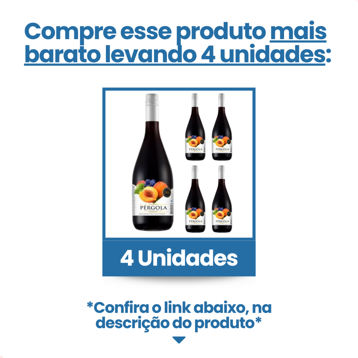 Cooler Pessego Tinto Pergola 750ml Brasil