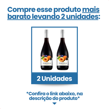 Cooler Pessego Tinto Pergola 750ml Brasil