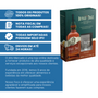 Kit Whisky Buffalo Trace Bourbon 750ml + Copo de Vidro