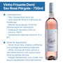 Vinho Frisante Demi Sec Rosé Pérgola 750ml