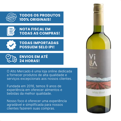 Vinho Branco Argentino Villa del Nevado White Blend 750ml