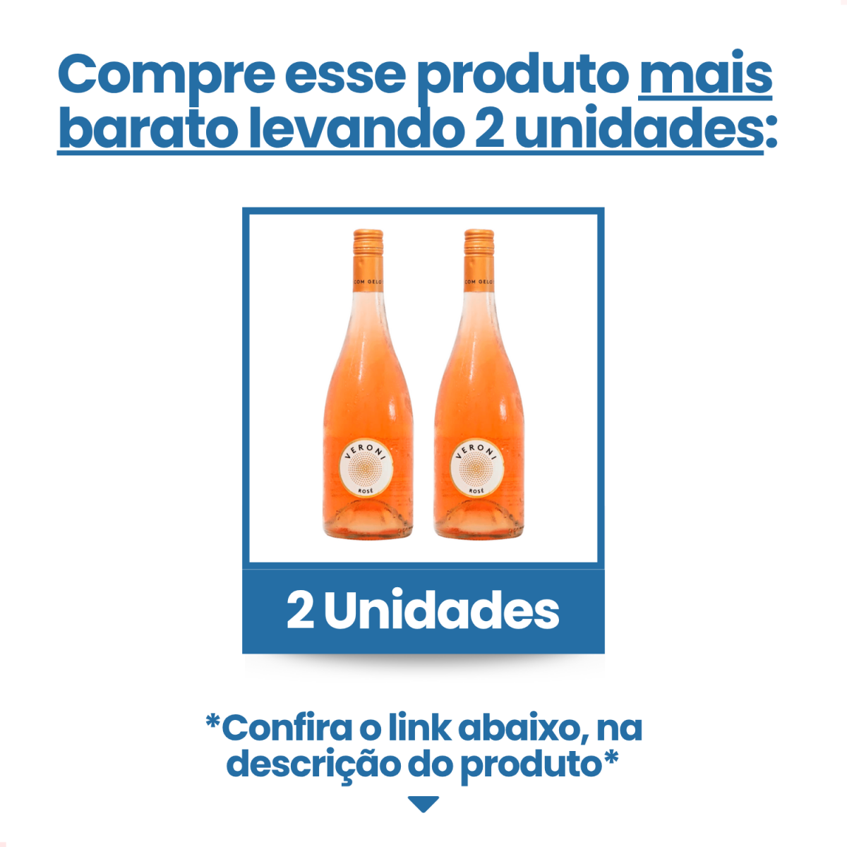 Vinho Veroni Rose com 750ml Meio Seco Chile - Envio Imediato