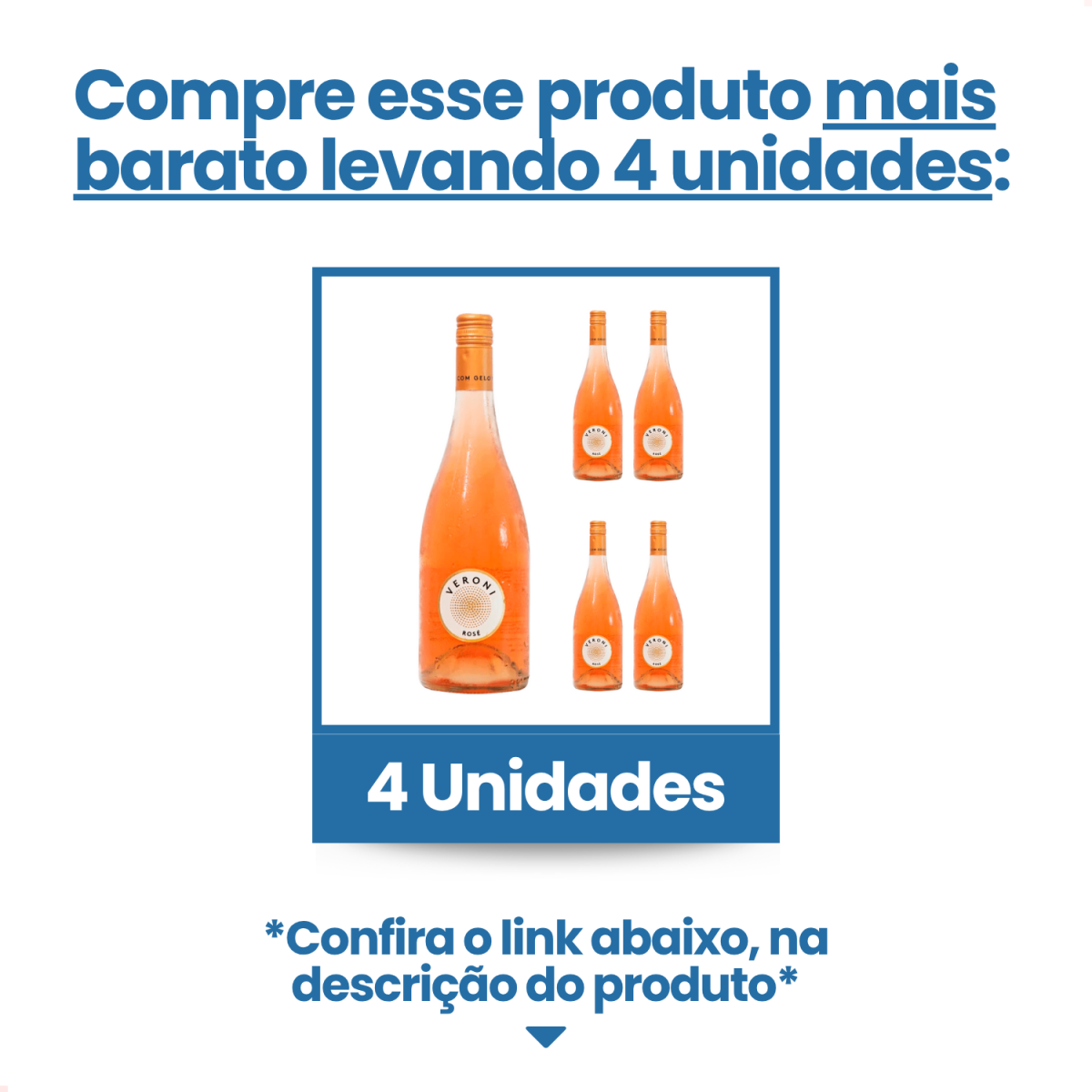 Vinho Veroni Rose com 750ml Meio Seco Chile - Envio Imediato