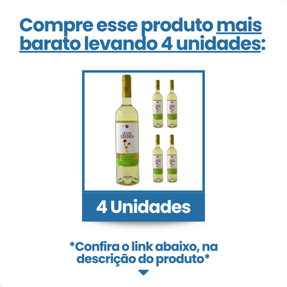 Vinho Português Branco Meio Seco Santa Terrinha 750ml