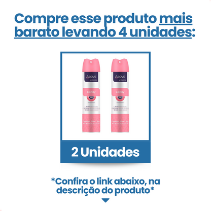 Desodorante Aerossol Above Candy Feminino 150Ml