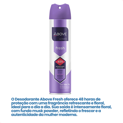 Desodorante Aerosol Above Classico Fresh 150ml