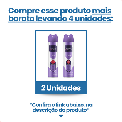 Desodorante Aerosol Above Classico Fresh 150ml