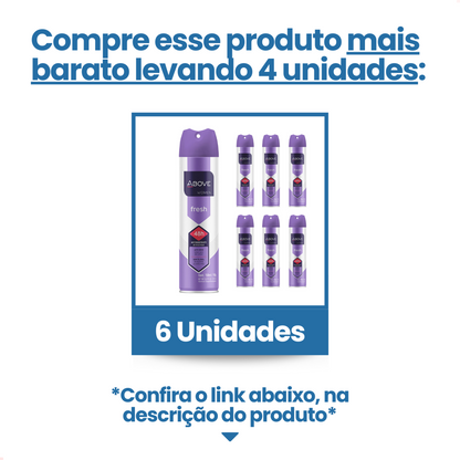 Desodorante Aerosol Above Classico Fresh 150ml