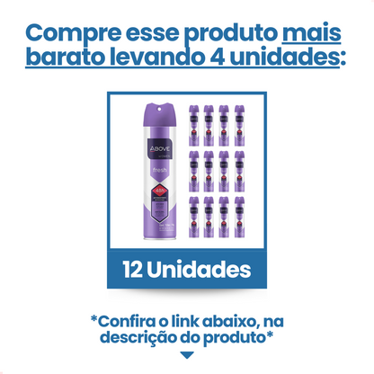 Desodorante Aerosol Above Classico Fresh 150ml