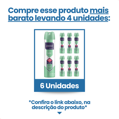 Desodorante Aerosol Above Lady Feminino 150ml