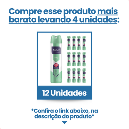 Desodorante Aerosol Above Lady Feminino 150ml