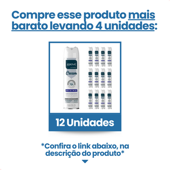 Desodorante Above Women Aero Cream Original 150ml 72 horas