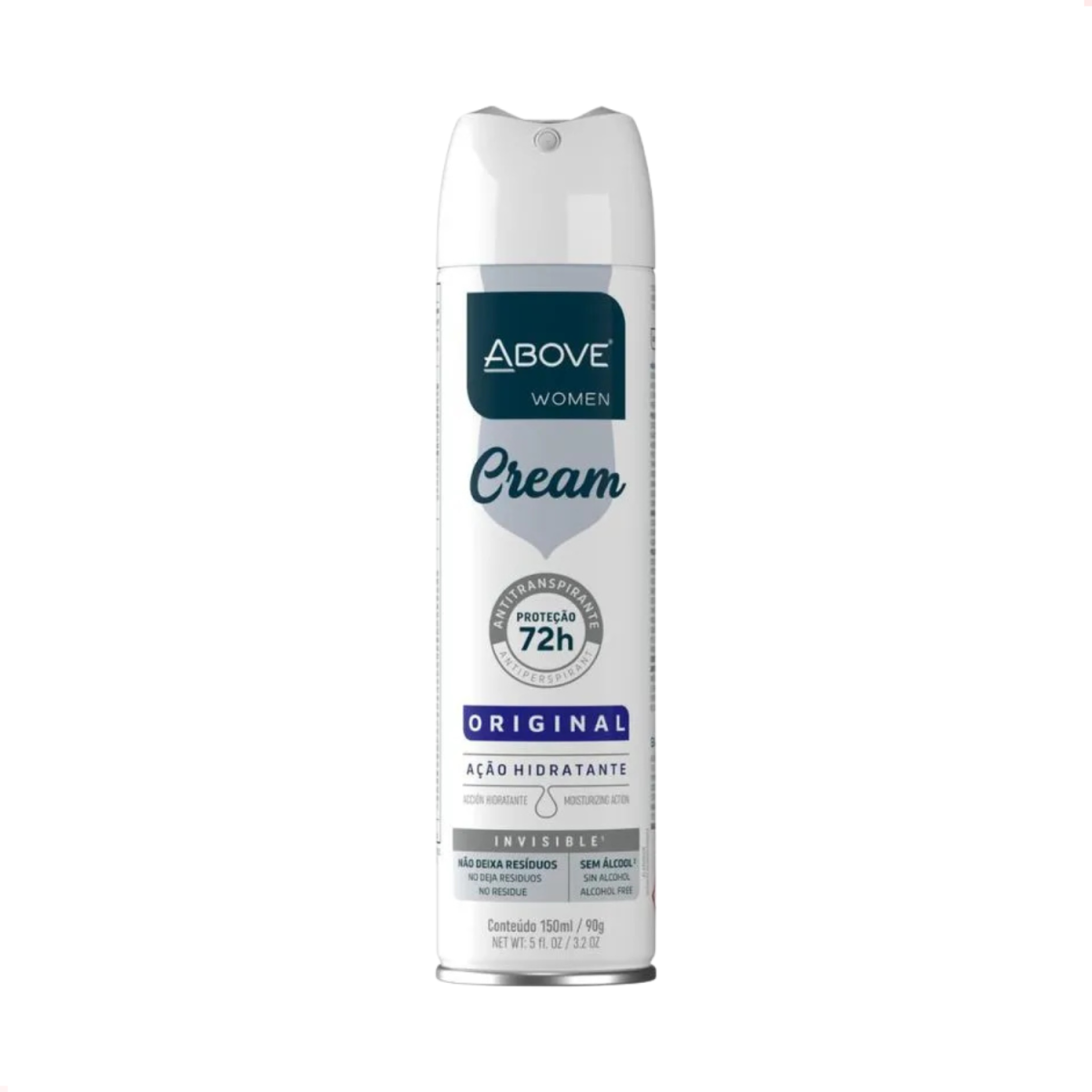 Desodorante Above Women Aero Cream Original 150ml 72 horas