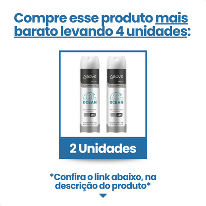 Desodorante Above Men Elements Ocean 150ml