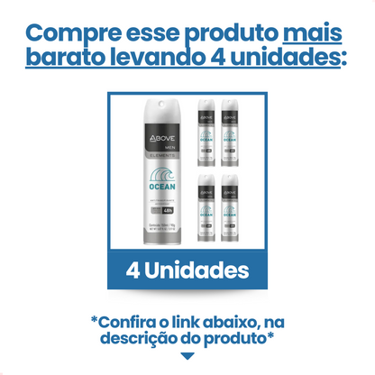 Desodorante Above Men Elements Ocean 150ml