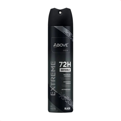 Desodorante Aerossol Above Extreme Black Men 150Ml
