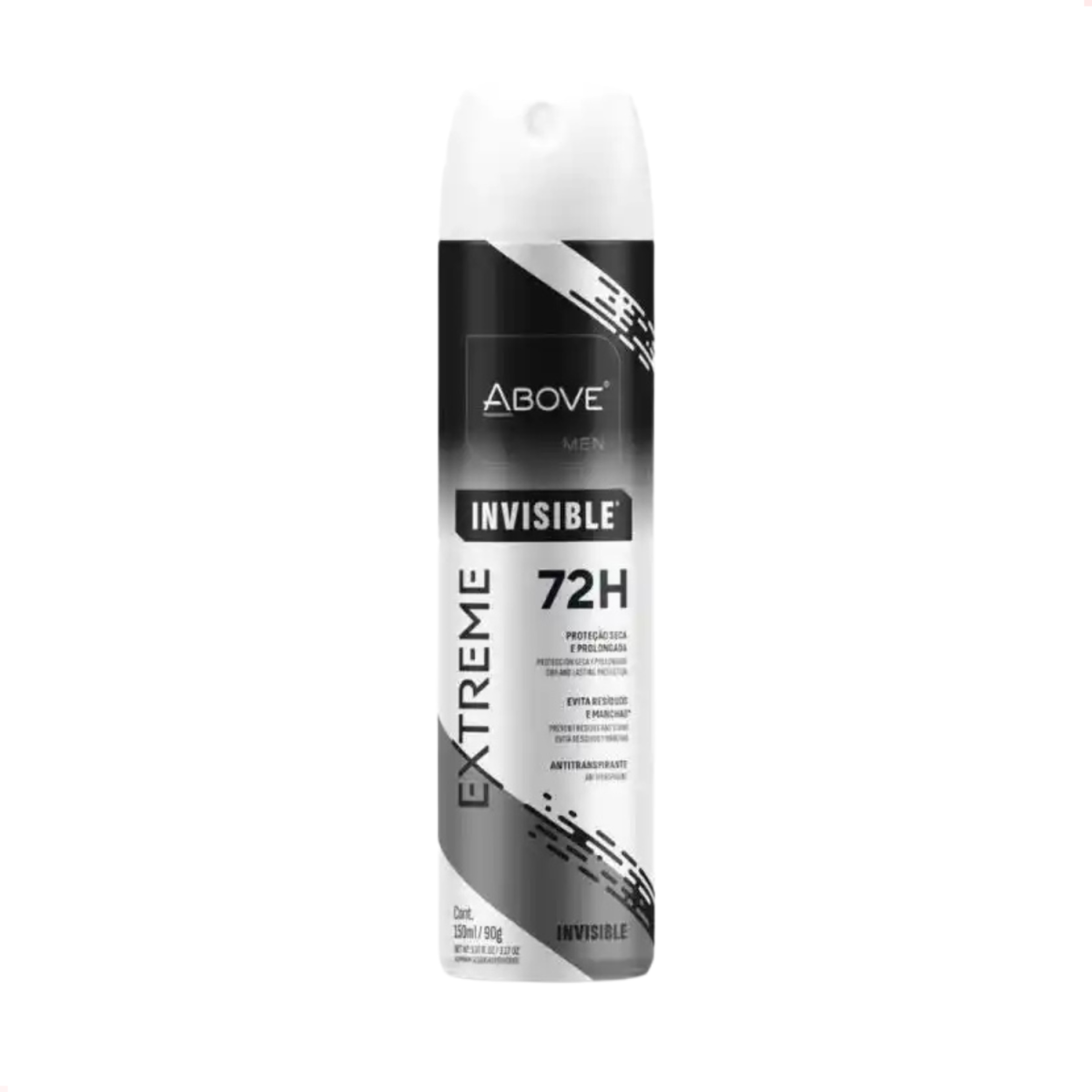 Desodorante Aerosol Above Men Extreme Invisible 72h 150ml