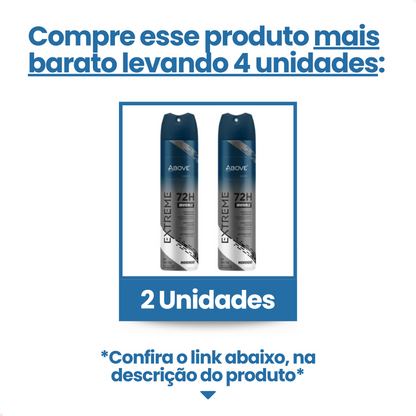 Desodorante Aerosol Above Extreme Movement 72 horas 150ml