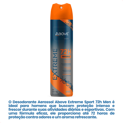 Desodorante Above Men Aerossol Extreme Sport 72 horas 150ml